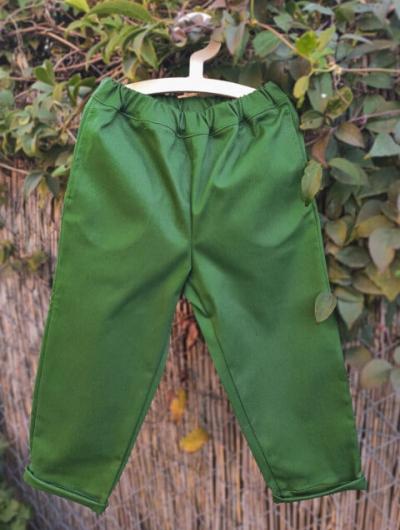 Spodnie z kieszeniami zielone